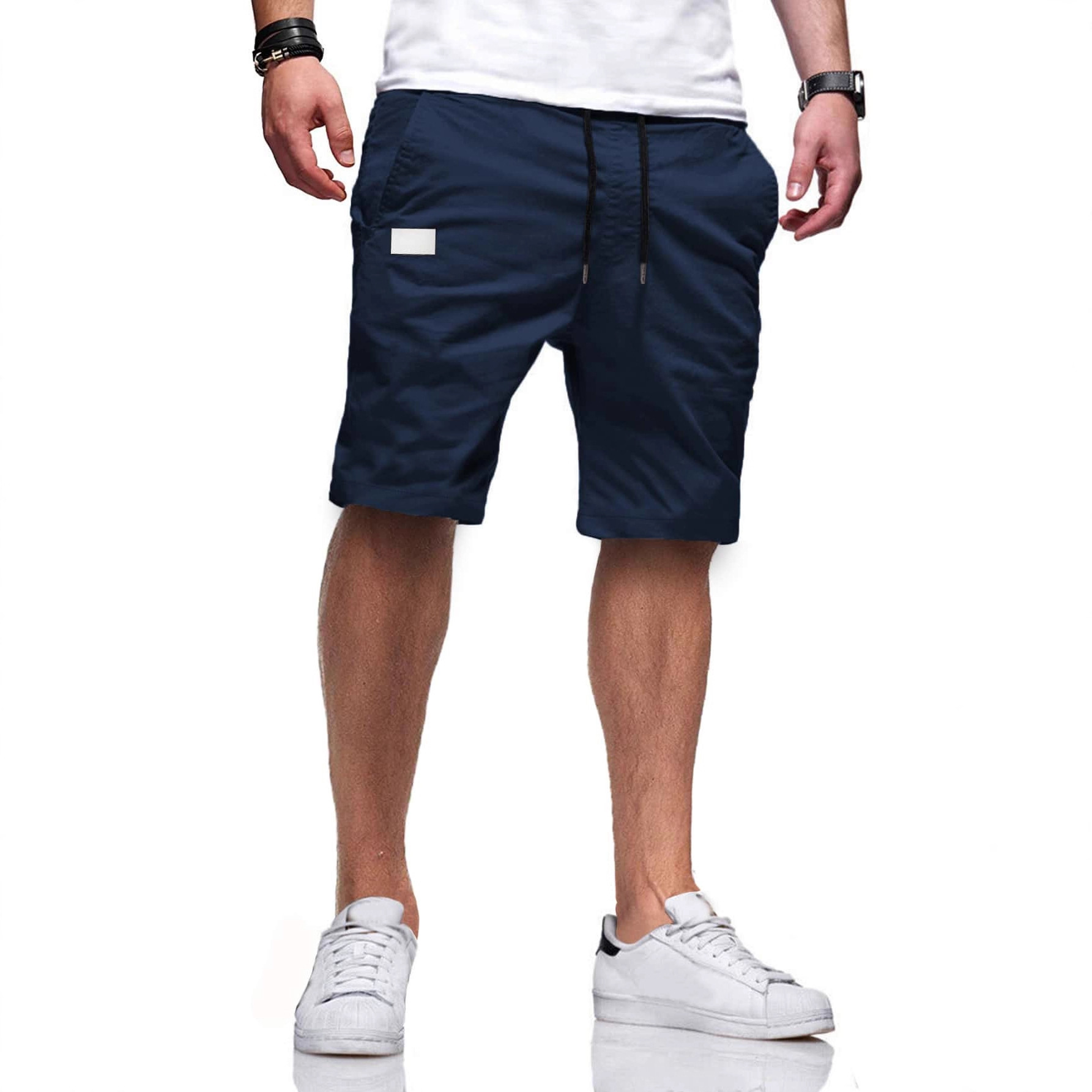 European Code Cross-border Foreign Trade European and American Men's Summer Sports Leisure plus size Woven Fabric Beach Shorts Men's Shorts