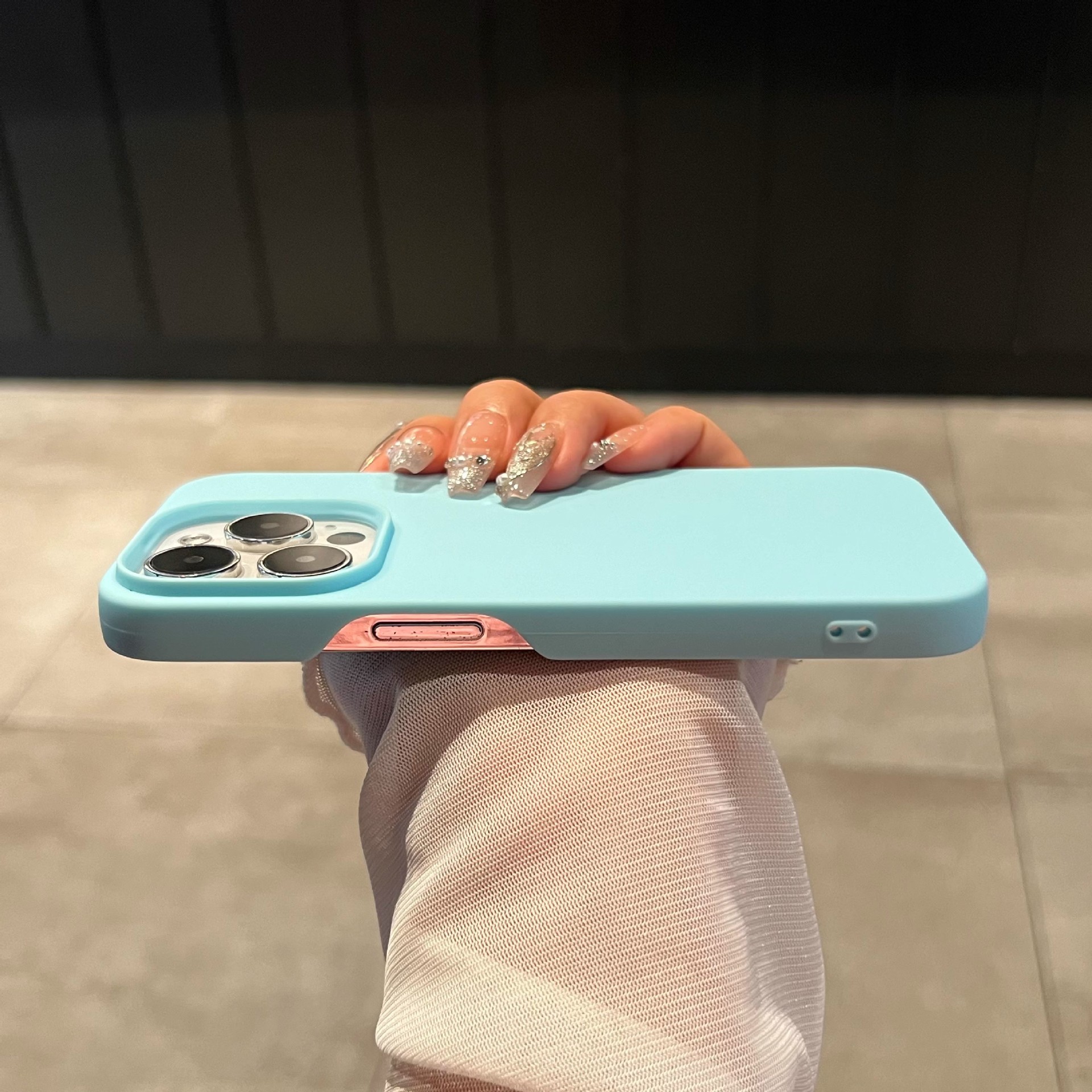 Tpu Solid Color Simple Style Phone Cases Phone Accessories display picture 11