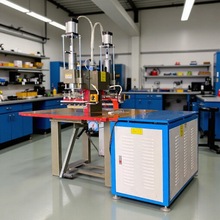 供应PVC软膜扣边条天花软膜热合机 高周波双头气压熔接机