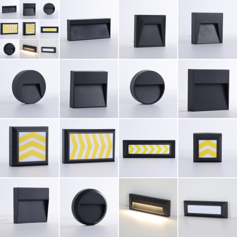 LED surface-mounted wall corner wall lamp car ramp indicator basement outdoor anchor stair kicking ultra-thin step lamp LED surface-mounted wall corner wall lamp car ramp indicator basement outdoor anchor stair kicking ultra-thin step lamp