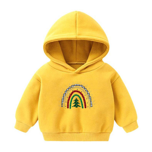 Huyhui 3 Leisure Hooded Sweatshirt, Fashionable and Versatile, Cute Kids' Sporty Sweatshirt