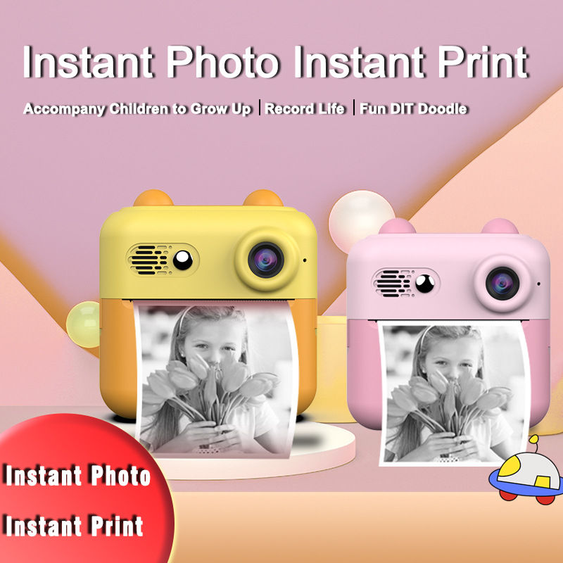 Nuevo A22 fotógrafo infantil dibujos animados digitales HD doble fotógrafo mini fotoimpresión cámara