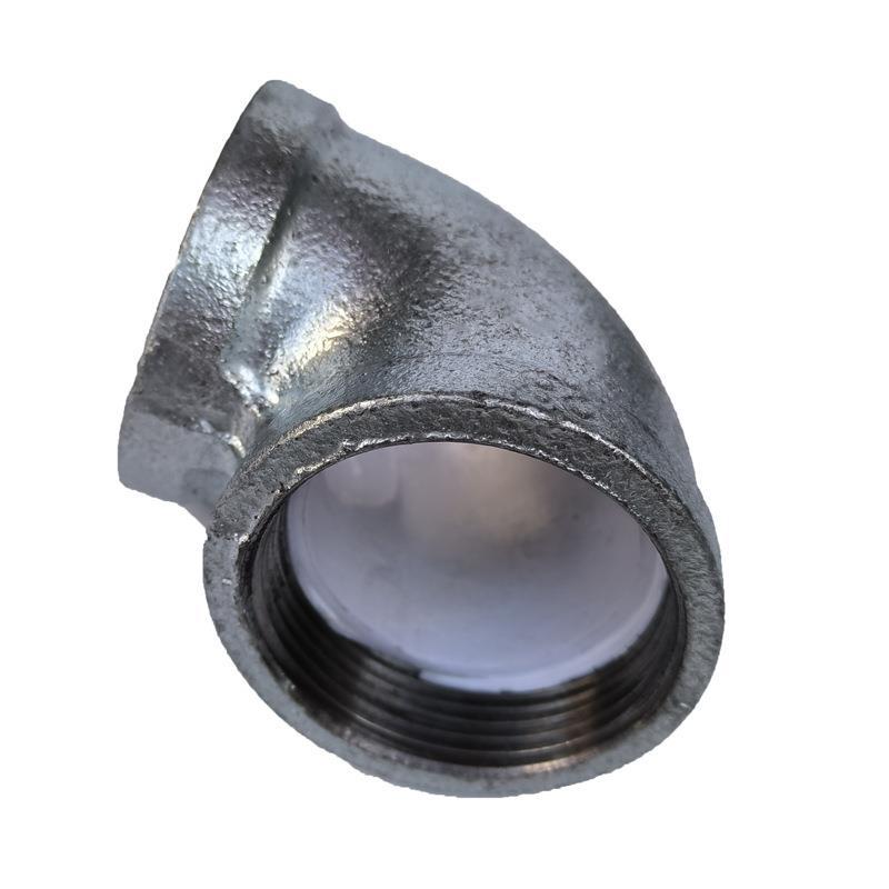 衬塑热镀锌玛钢管件配件丝扣饮用水衬塑钢管件弯头90°直弯钢塑