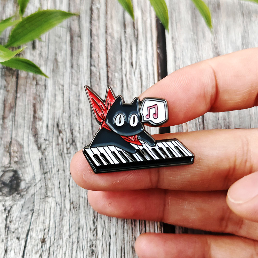 Cute Everyday Romantic Logo Brooch Badge Fun Anime Peripheral Enamel Pin Backpack Decoration Gift