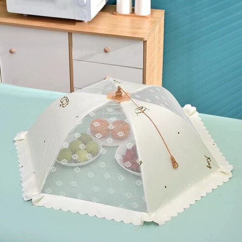 [Foldable] Household foldable vegetable cover, fly-proof dining table cover, dish cover, dish cover, affordable and practical