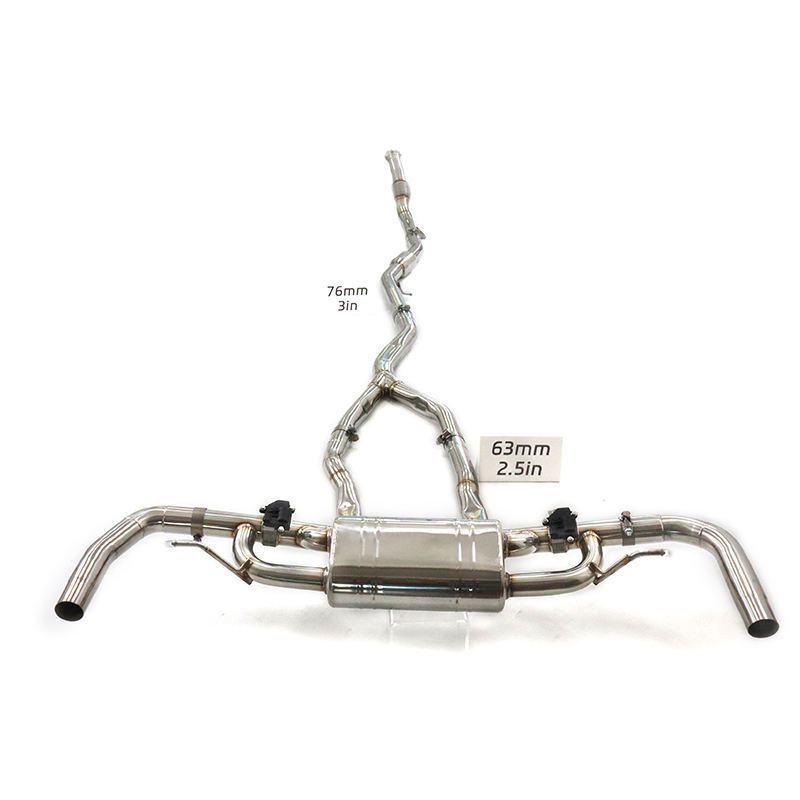 Suitable for Mercedes-Benz GLE53 W167, with silencer valve pipe