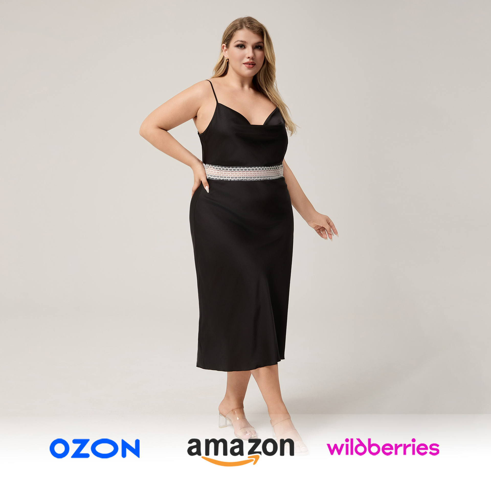 Yaoting Europa y los Estados Unidos nuevos pijamas de cabina de tamaño grande para mujeres verano satén vestido de pijama sexy ropa larga para el hogar CQ3817