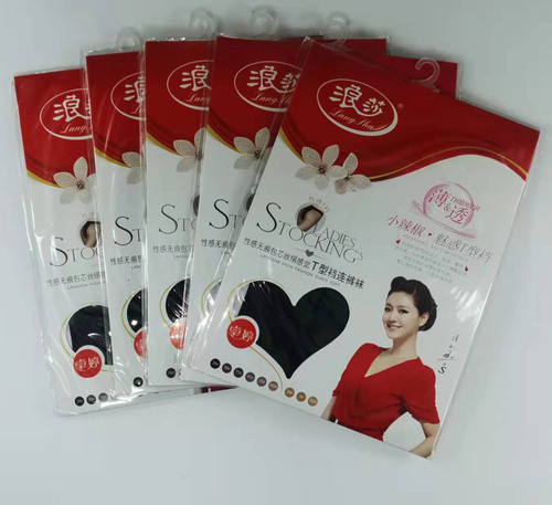Lanaso ultra-thin summer sexy T-band invisible core fiber pantyhose wholesale