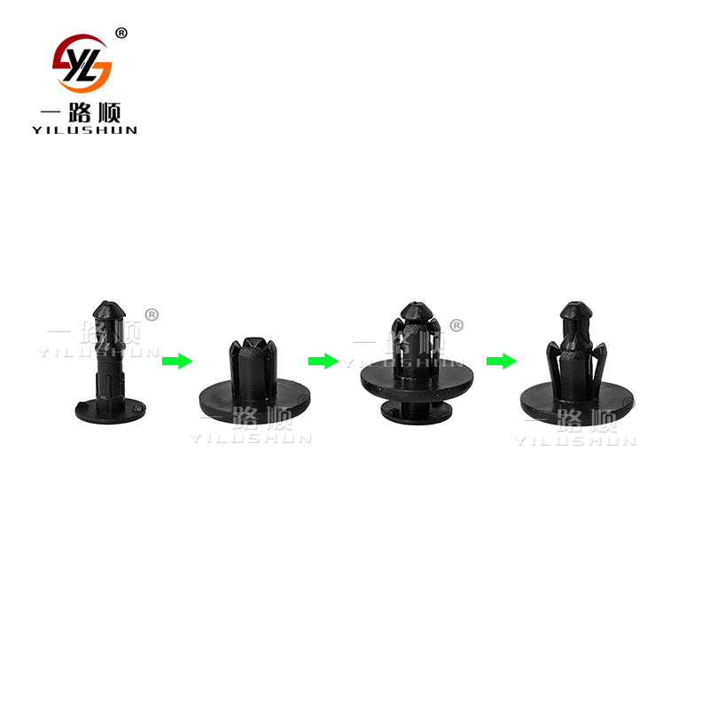 Adecuado para Pentium B70B50 Ruiyi M3 coche guardabarros de plástico forro nylon hebilla clip B160