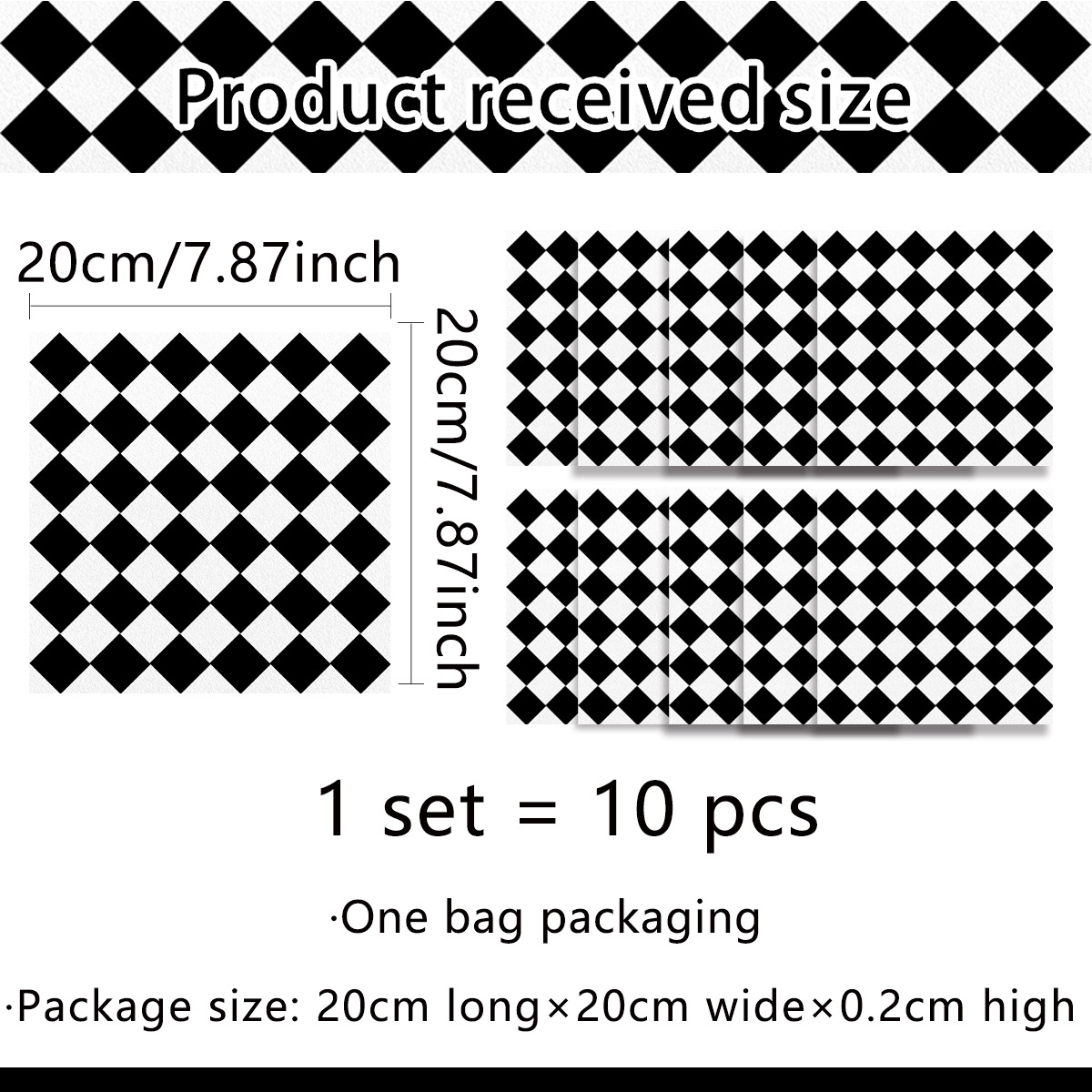 ACZ2009（20*20cm*10pcs）