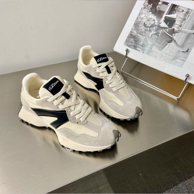 [Fanfuna] Xiaomanyao アガムシューズ 2025 春と秋の新作スポーツとレジャーワッフルシューズ多用途お父さん靴|undefined
