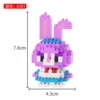 6301 Purple Rabbit Doll