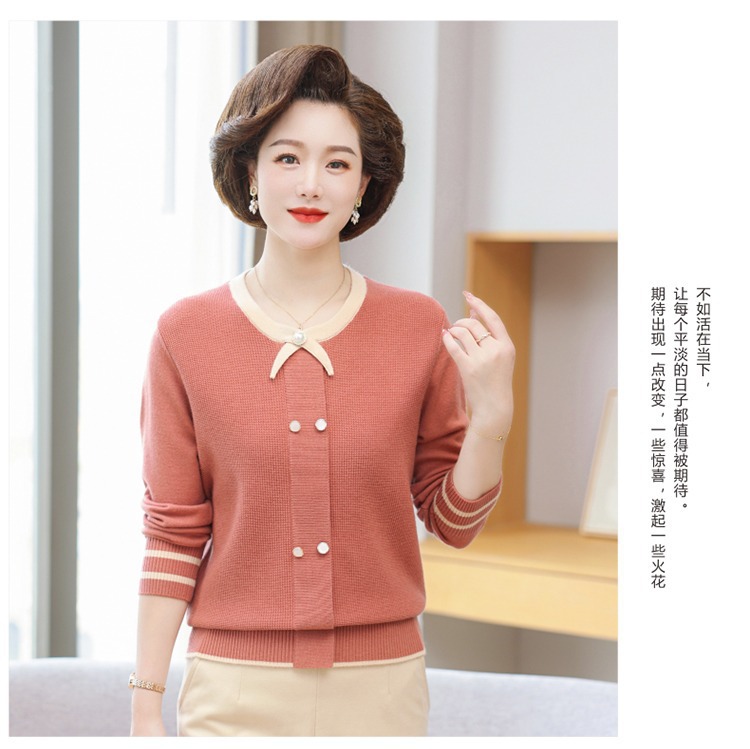 E5963 920K ÁO LEN NỮ TAIRYA ÁO LEN MÙA XUÂN THU ĐÔNG TRUNG NIÊN THỜI TRANG NỮ G03 SẢN PHẨM MỚI