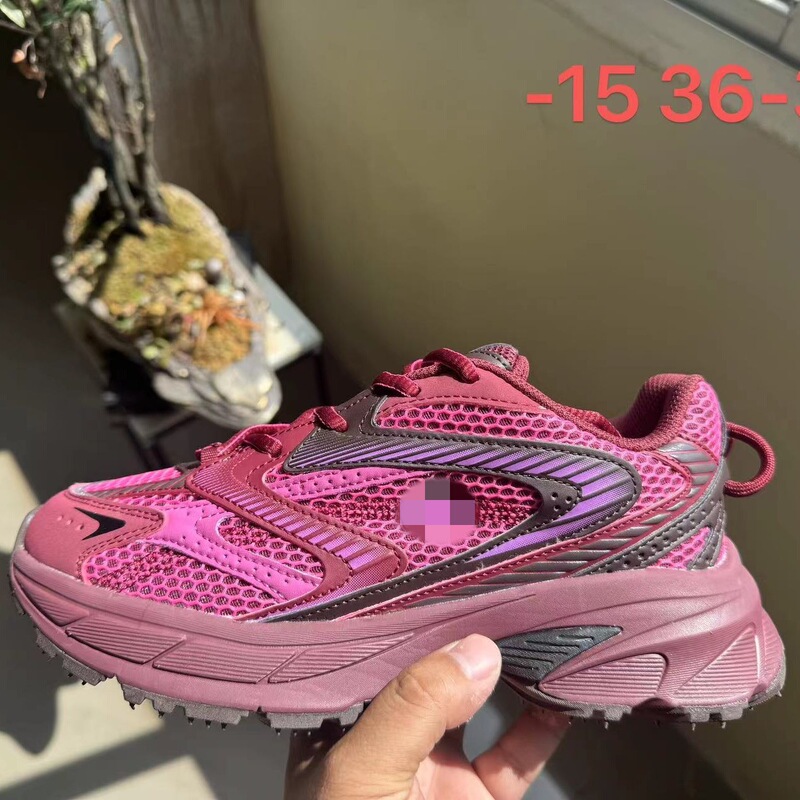Cross-Border Putian Shoes Crocodile Men's Casual Women's High-Heeled Mesh Sneakers Versatile Breathable Running Dad Shoes Trail Running Shoes
