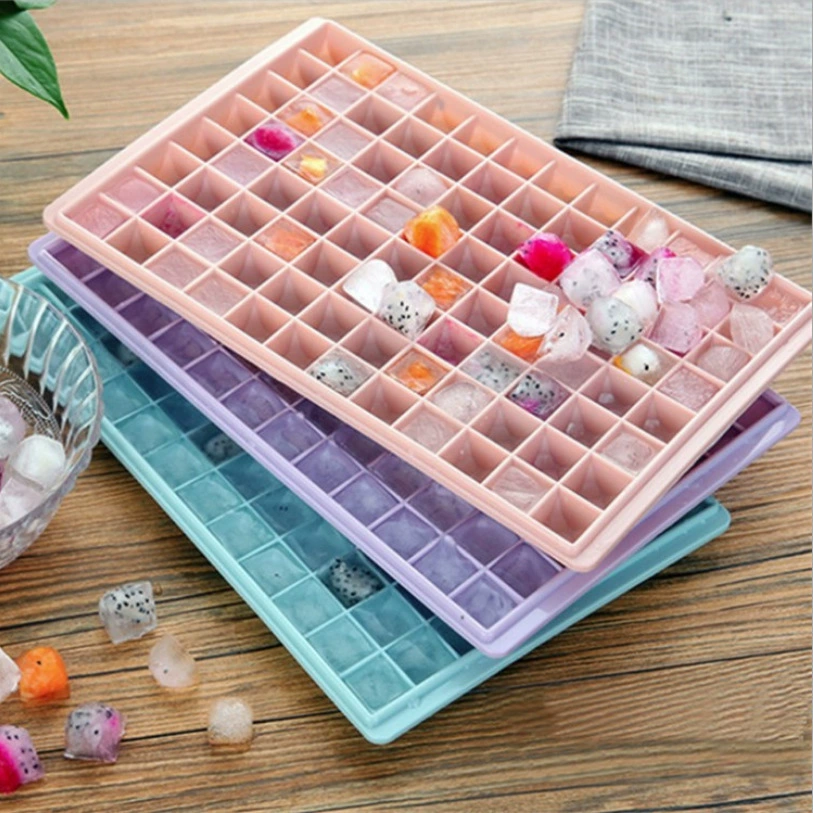 Завод прямой пластиковый утолщенный 96 кубиков льда творческий лед плесень большой алмаз кубик льда коробка кубика льда замороженный кубик льда