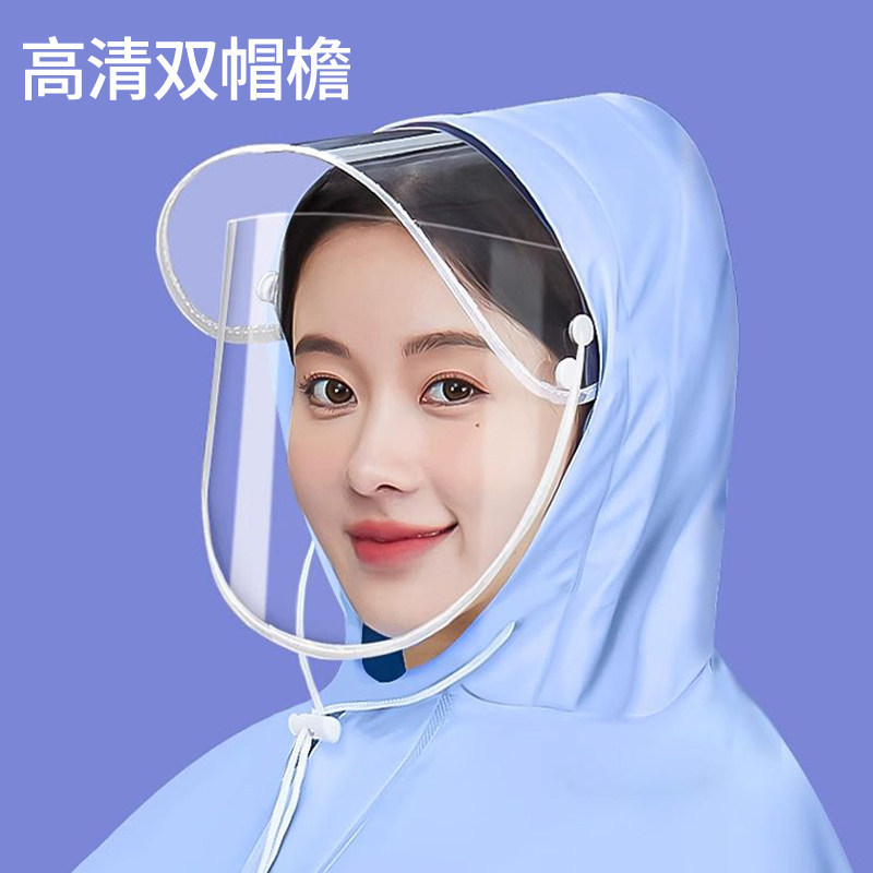 Motocicleta eléctrica personalizada chaqueta de lluvia motocicleta batería larga cuerpo completo lluvia tormentosa una sola persona chaqueta de lluvia
