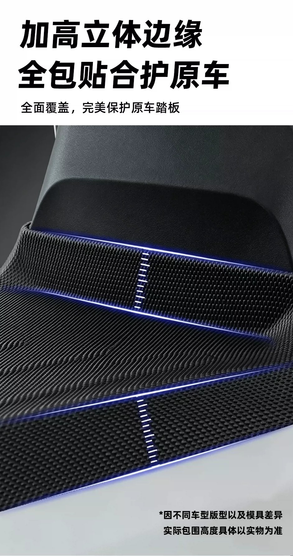 Suitable for Jihua AE4 series electric vehicle foot mats, wire loop waterproof foot pads, and electric scooter modification accessories