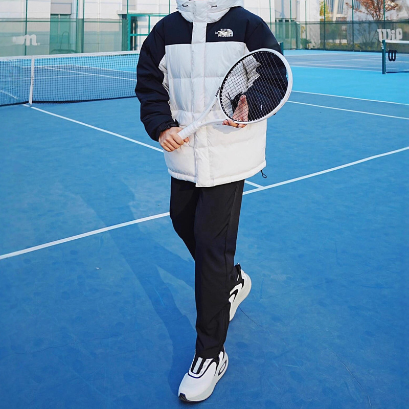 Cross-Border North Face Himalayan down Jacket Winter Couple's Warm Coat Puffer Jacket White Duck down Trendy