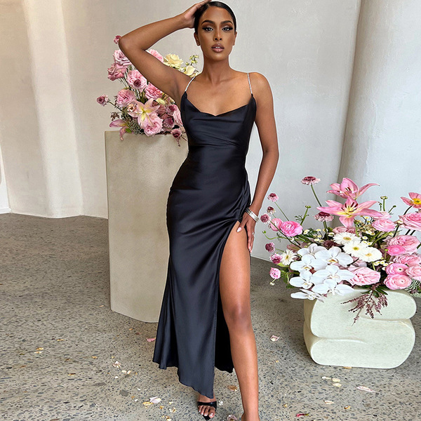 fitted evening dress