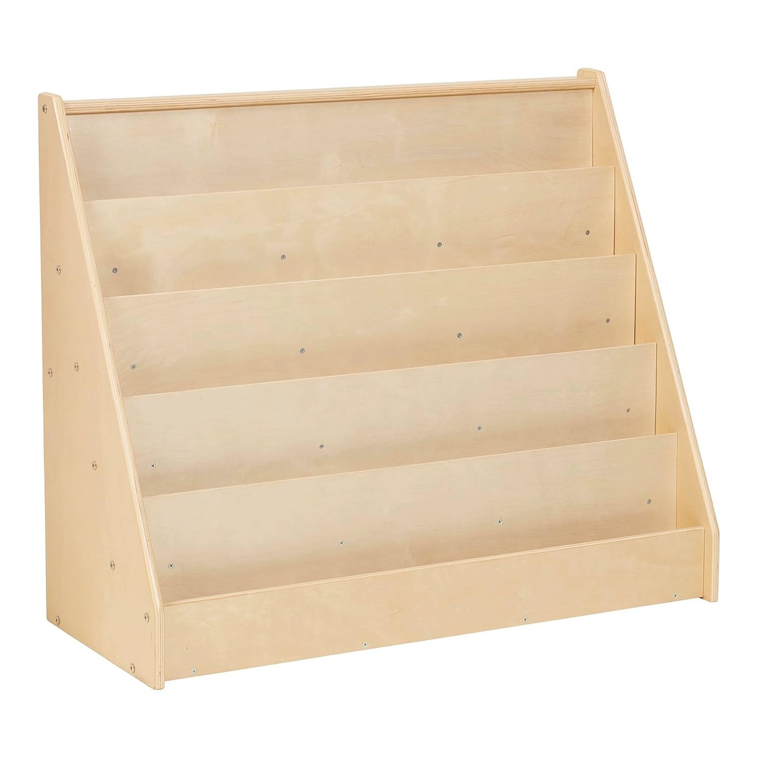 Односторонняя подставка для книг, книжная полка для классной комнаты, натуральный цвет, для классной комнаты, дома и офиса