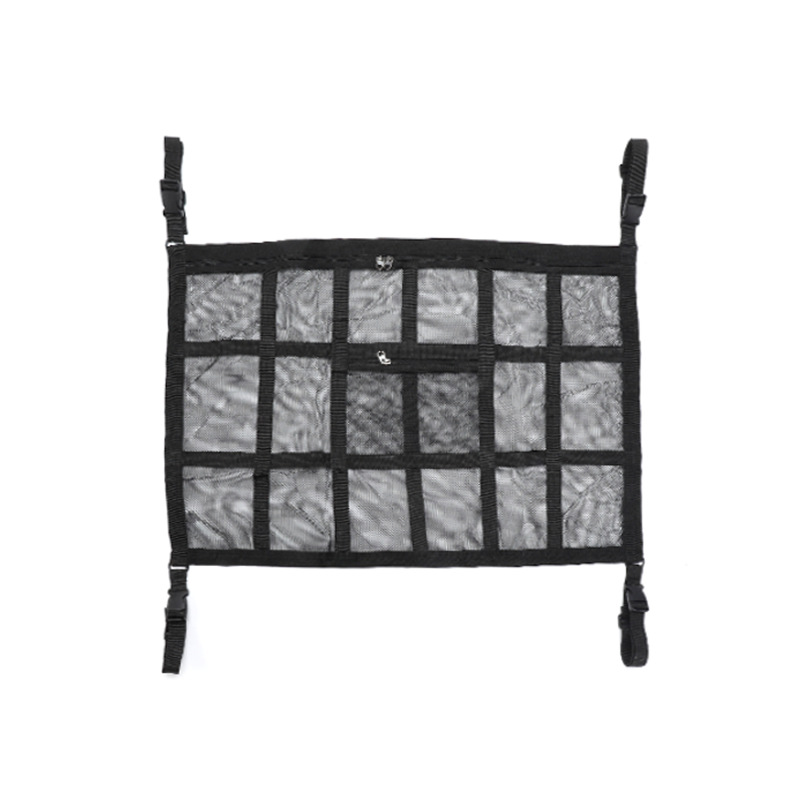 自動車用品メーカーが直接販売している物置箱の屋根収納ネット屋根荷物ネットポケット吊り式車載収納袋