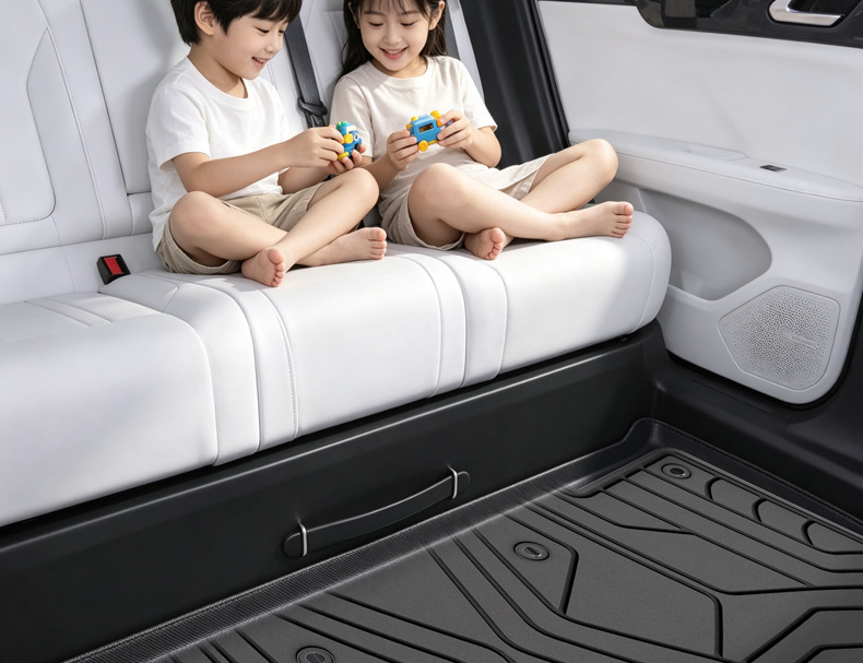 Cross-border universal car floor mats, injection-molded, 0 formaldehyde TPE car floor mats, anti-stain, easy to clean, wear-resistant