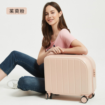 2022 new pattern trunk 16 aluminium alloy pull rod Boarding case small-scale light 18 Inch Trolley Case