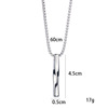 Spiral stainless steel, necklace, accessory, new collection, European style, wholesale