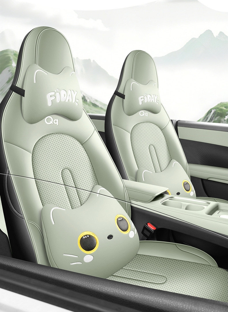 Specifically designed for Chery QQ3ev, full-cover seat covers, car seat cushions, universal seat covers for all seasons, car interior decoration