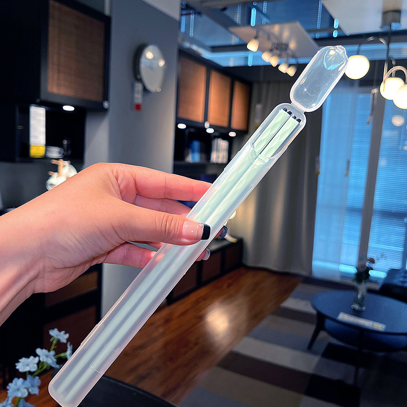 新しいポータブルカラフルな中華民国スタイルの箸カップルセット、仕事用、一人用の箸箱、持ち運びが簡単|undefined