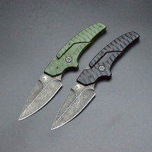 亚马逊热销-微技术户外便携二合一变形手刺野外防身刀具精美皮套