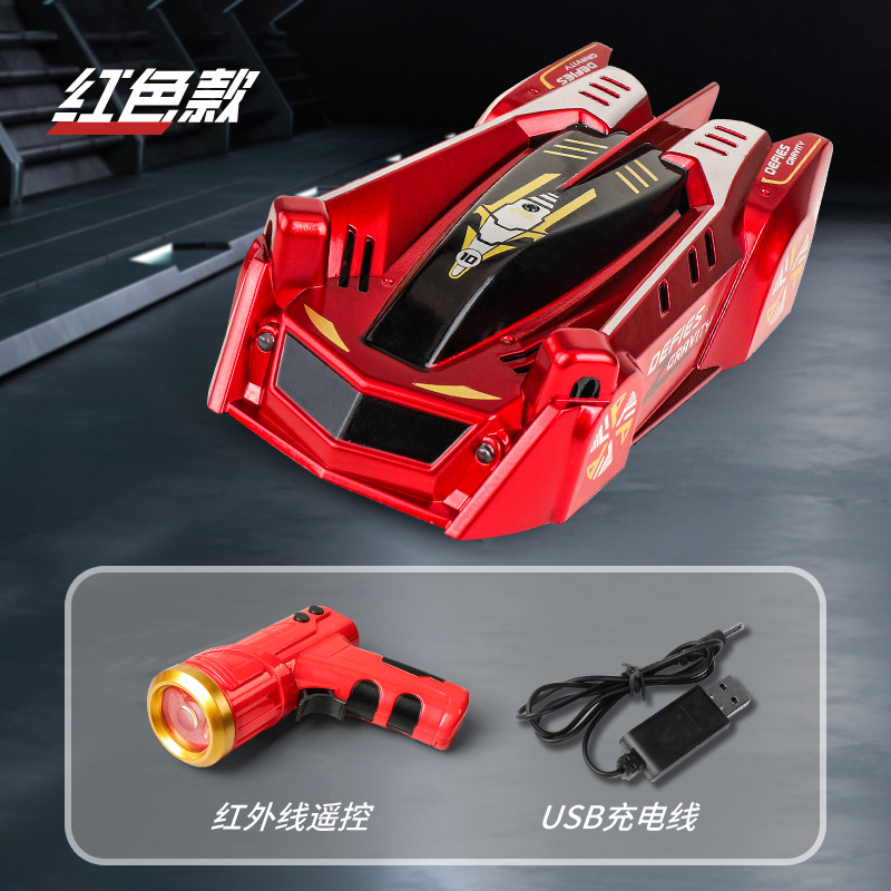 Venta caliente transfronteriza pared escalada coche control remoto inalámbrico recargable escalada coche niños control remoto juguete truco coche fábrica ventas directas