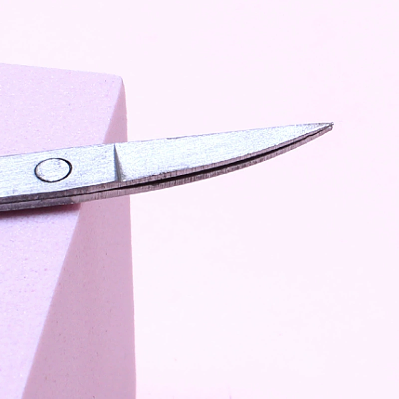 Men's sharp scissors stainless steel, cosmetic trimmer for eyebrows