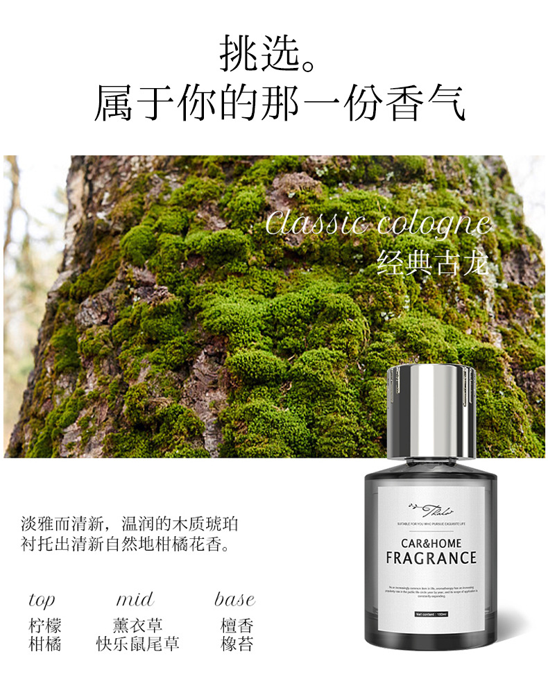 Car Air Freshener, Car Perfume, High-End Fragrance, Men's Long-Lasting Fragrance, Light Fragrance, Fresh Air in the Car, Car Fragrance