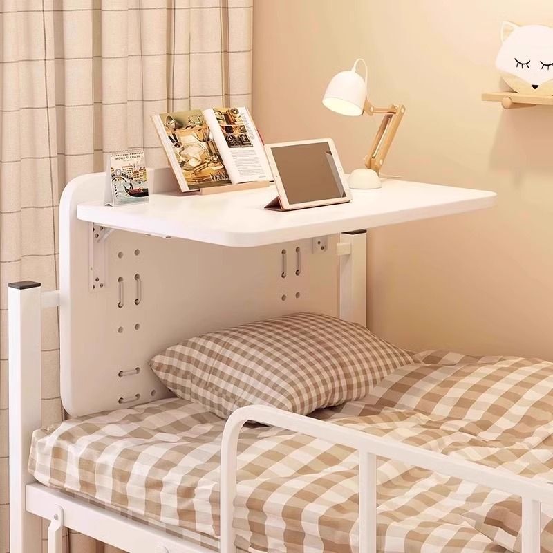 College Student Dormitory Bed Computer Desk Foldableable Lazy Upper Bunk Desk Dormitory Lower Bunk Suspended Study Small Table
