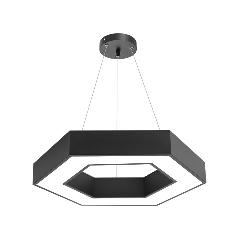 lámpara hexagonal de forma especial gimnasio de juegos de video tienda de supermercado comercial lámpara de iluminación especial lámpara hexagonal herramienta