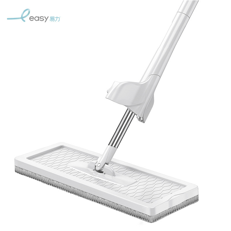 Wholesale Hands-Free Rotating Mop for Lazy People, Dual-Use for Dry and Wet Cleaning, Absorbent Flat Mop for Quick Floor Cleaning