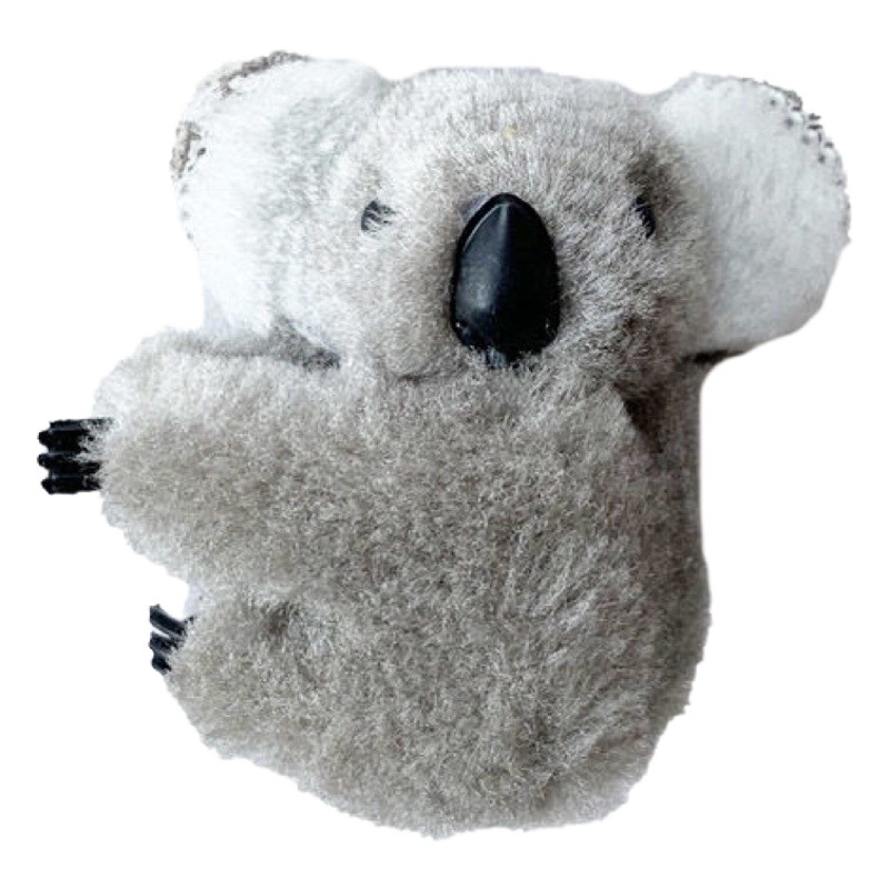 Ins Popular Same Style Cartoon Stereo Plush Koala Hairpin Side Clip Banana Clip Grab Clip Photo Cute Hair Accessories