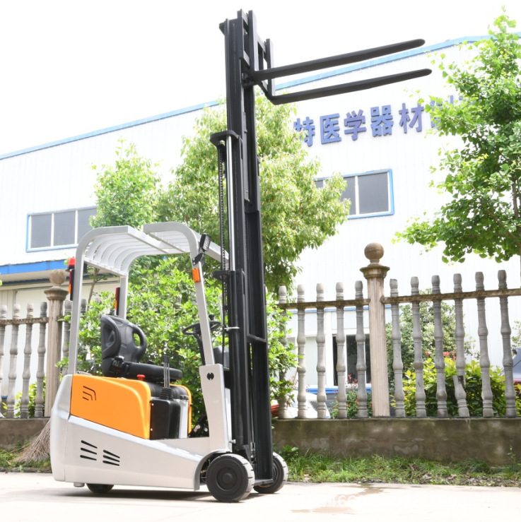 佛山全电动叉车2吨1吨小型三轮四轮3吨电座驾式液压堆高叉车电动