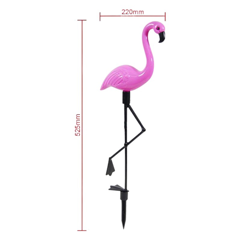 Transfronterizo lámpara de césped solar villa lámpara de jardín flamingo led uno-a-tres al aire libre jardín tierra paisaje lámpara
