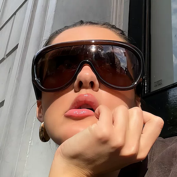 2025 new large frame sports protective sunglasses cross-border European and American trend men's and women's personalized sunglasses sunglasses