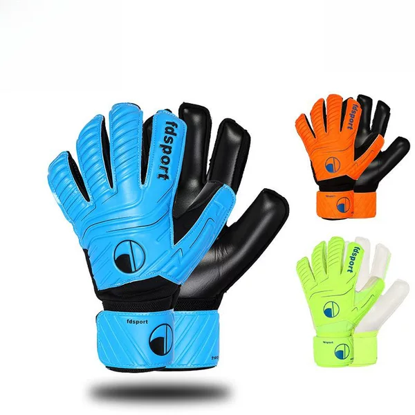 Hot-selling football goalkeeper gloves, finger protection, non-slip, breathable, latex, wear-resistant, for competition and professional training, factory direct