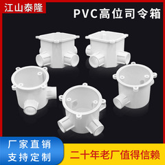 PVC埋込高位司令箱暗装高深司令箱八角円配線箱一二三四曲フォーク