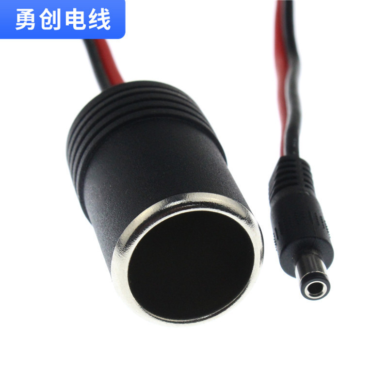 点烟器LED灯美规点烟器插头线点烟器插头母座延长线量大价优