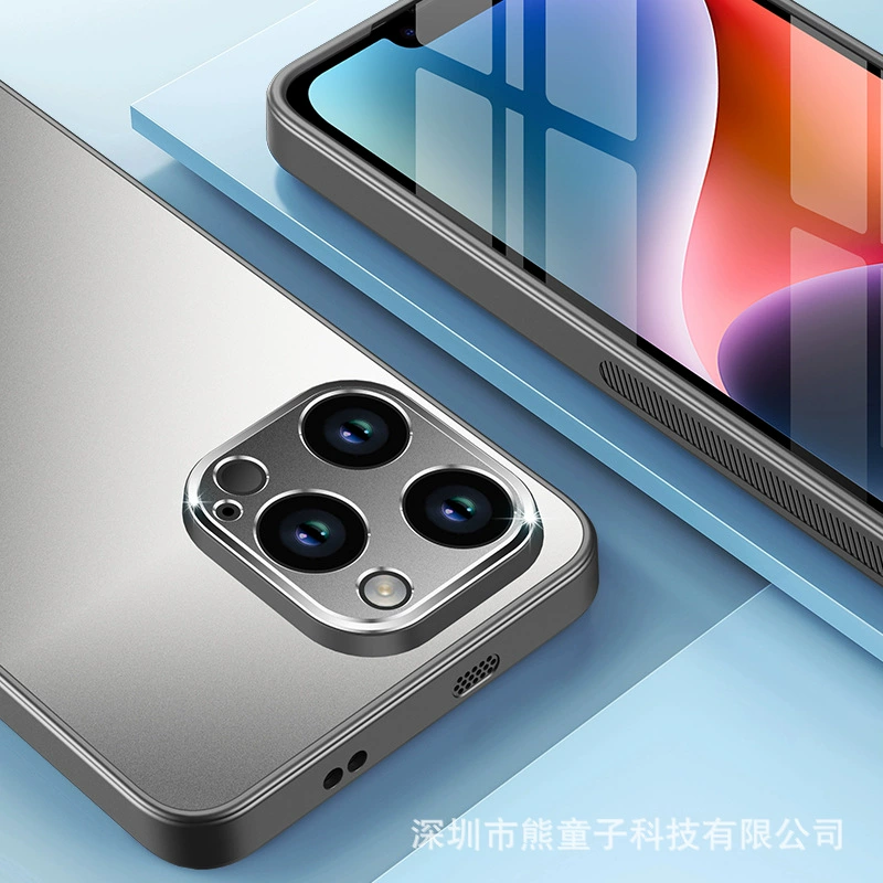 Apple совместимый чехол для iPhone 15 двуцветный, металлическое кольцо для камеры, защитный чехол, 12 Pro Max, защита от падений
