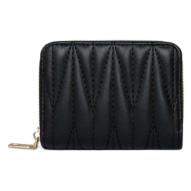 Estilo ing titular de la tarjeta de las mujeres exquisita gama alta nueva gran capacidad multi-tarjeta pequeña tarjeta de certificado portátil bolsa integrada