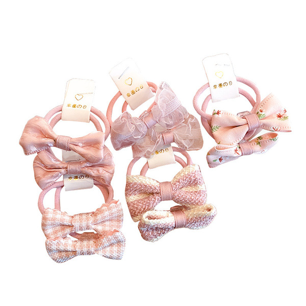 Children's hair rope with bow