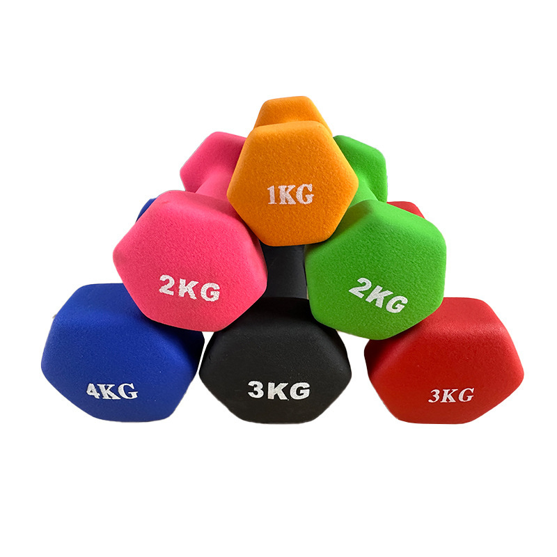 Entrenamiento de gimnasia hexagonal transfronterizo pequeña oficina de peso de inmersión doméstica peso de inmersión de hierro fundido peso de inmersión