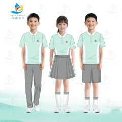 江西校服宜春中小学生夏季短袖长裤秋季外套长裤套装学校入学服装