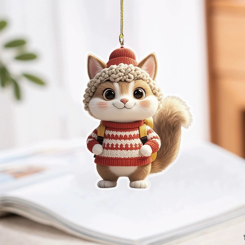Christmas acrylic pendant